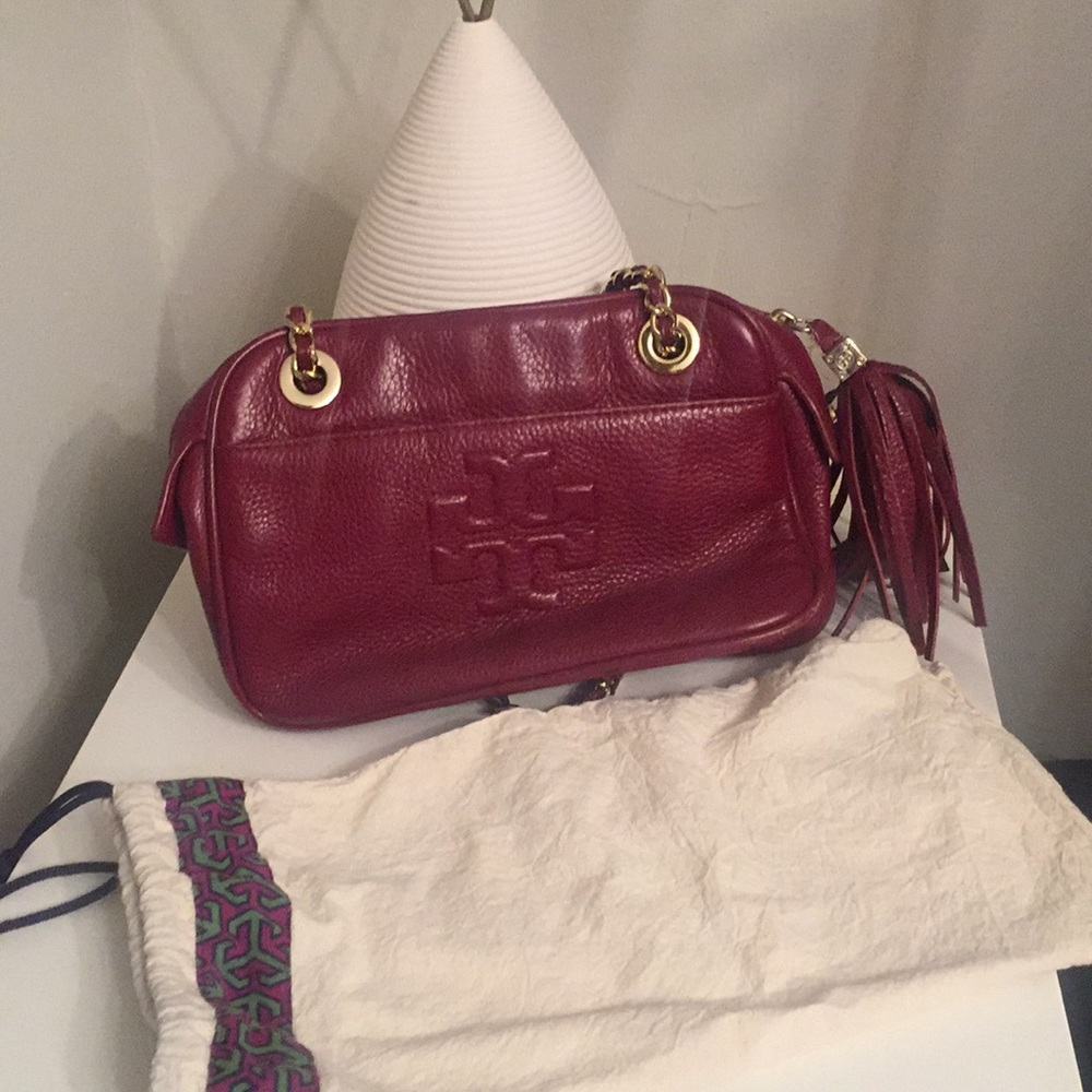 Red tori Burch bag